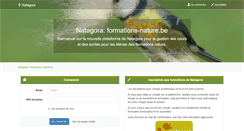 Desktop Screenshot of formations-nature.be
