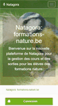 Mobile Screenshot of formations-nature.be